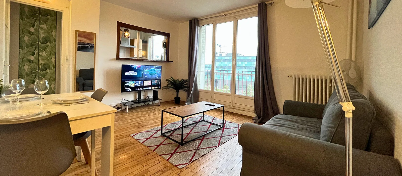 Séjour d’un appartement géré par Sir Conciergerie